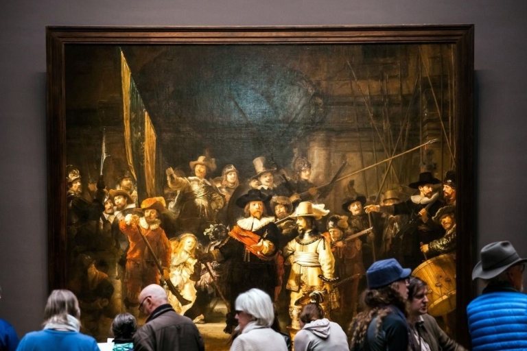 Amsterdam: wycieczka z przewodnikiem i bilet do RijksmuseumWycieczka z przewodnikiem po niemiecku