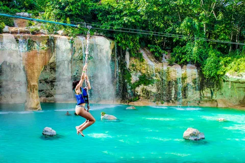 Blue Hole and Scape Park Cap Cana Entry Ticket