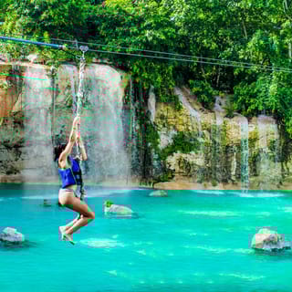 Punta Cana: Hoyo Azul and Scape Park Cap Cana Full-Day Trip