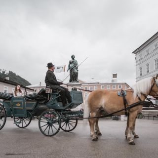 Salzburg: Horse & Carriage Ride with Austrian Delicacies