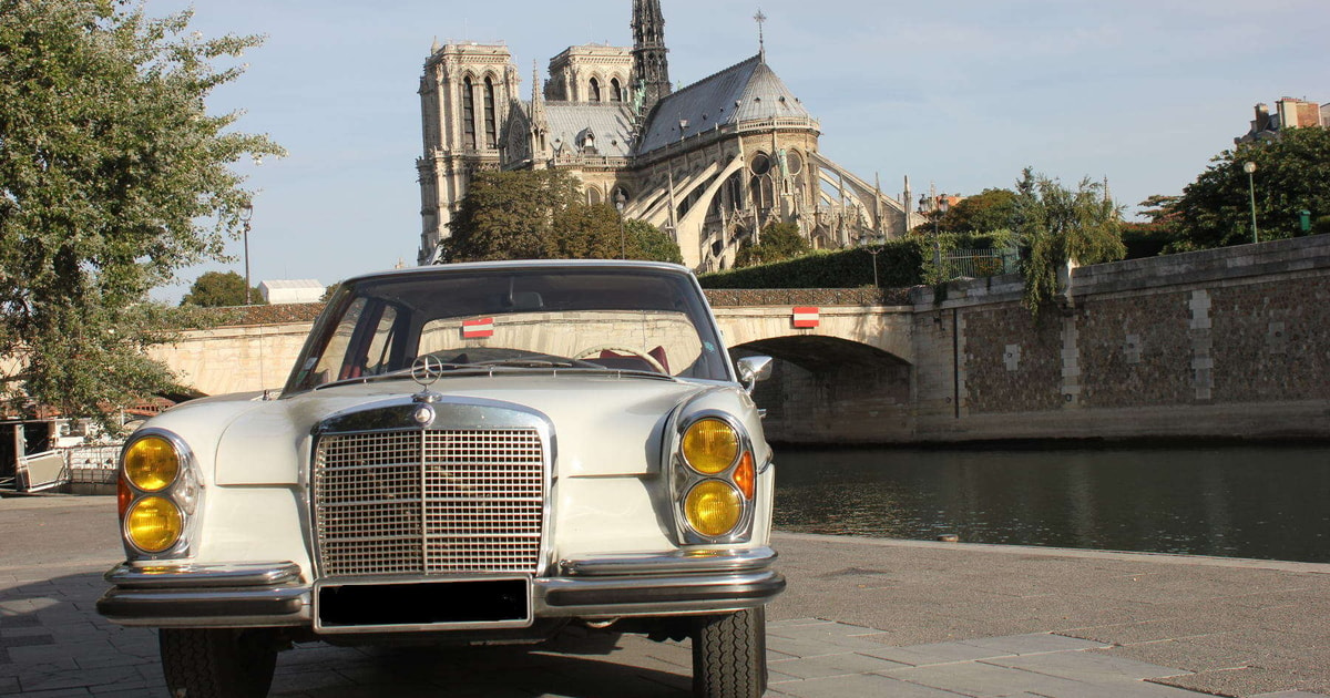 Paris: 2.5-Hour Guided Vintage Car Tour and Wine Tasting | GetYourGuide