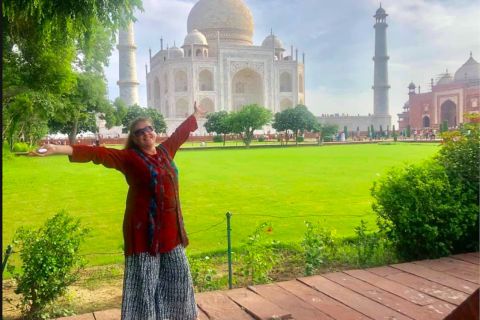 Agra: visite d'une journée de la ville avec le Taj Mahal, le fort d'Agra et le déjeuner
