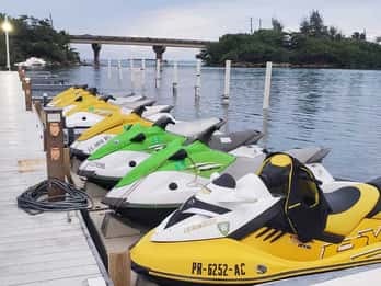 Puerto Rico: Geführte Jet Ski Tour an der Ostküste zur Isla Verde