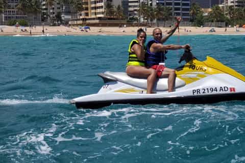 Puerto Rico: Guided East Coast Jet Ski Tour to Isla Verde