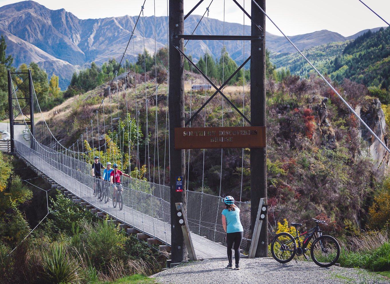 Queenstown: Selvguidet cykeltur på Arrow Bridges Trail