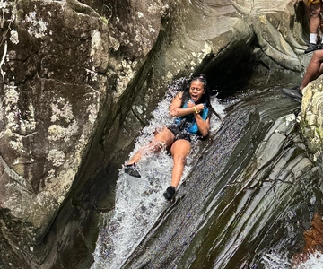 Fajardo: El Yunque Waterslide, Waterfalls, & Rope Swing Tour