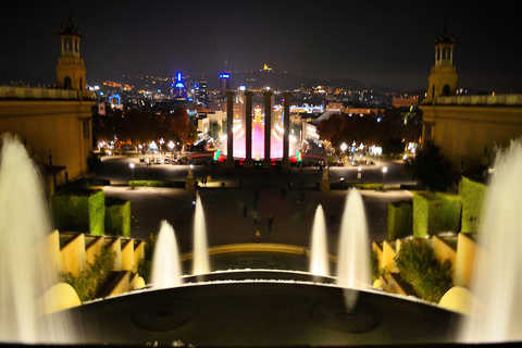 Barcelona: Night Bus Tour with Live Guide English Tour