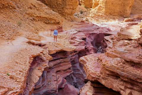 de eilat red canyon y kibbutz life