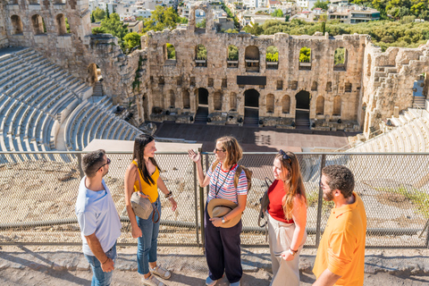 Athen: Akropolis-Tour mit lizenziertem FührerMit Eintrittskarte (für EU-Bürger)