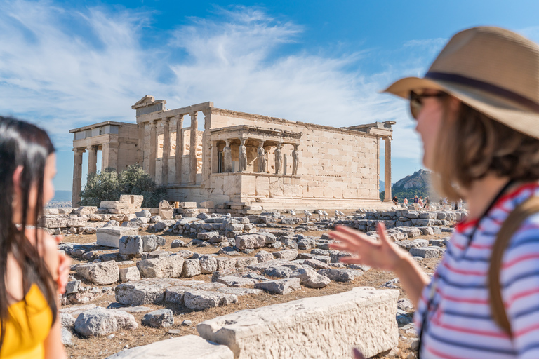 Athen: Akropolis-Tour mit lizenziertem FührerMit Eintrittskarte (für EU-Bürger)