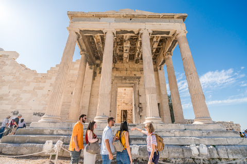 Atenas: Visita de la Acrópolis con guía tituladoCon billete de entrada (para ciudadanos de la UE)