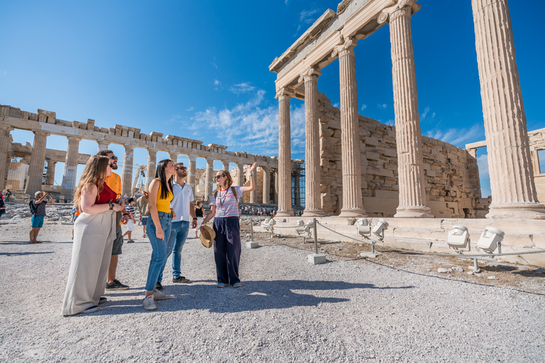 Athen: Akropolis-Tour mit lizenziertem FührerMit Eintrittskarte (für EU-Bürger)