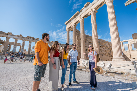 Athen: Akropolis-Tour mit lizenziertem FührerMit Eintrittskarte (für EU-Bürger)