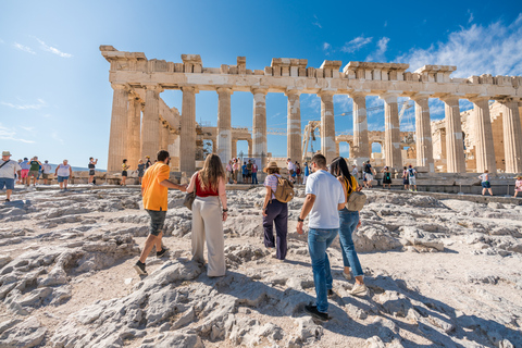 Athen: Akropolis-Tour mit lizenziertem FührerMit Eintrittskarte (für EU-Bürger)