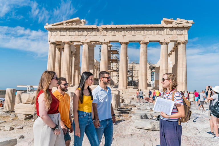 Atenas: Visita de la Acrópolis con guía tituladoCon billete de entrada (para ciudadanos de la UE)