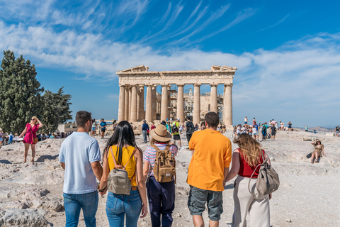 Athen: Akropolis-Tour mit lizenziertem FührerMit Eintrittskarte (für EU-Bürger)