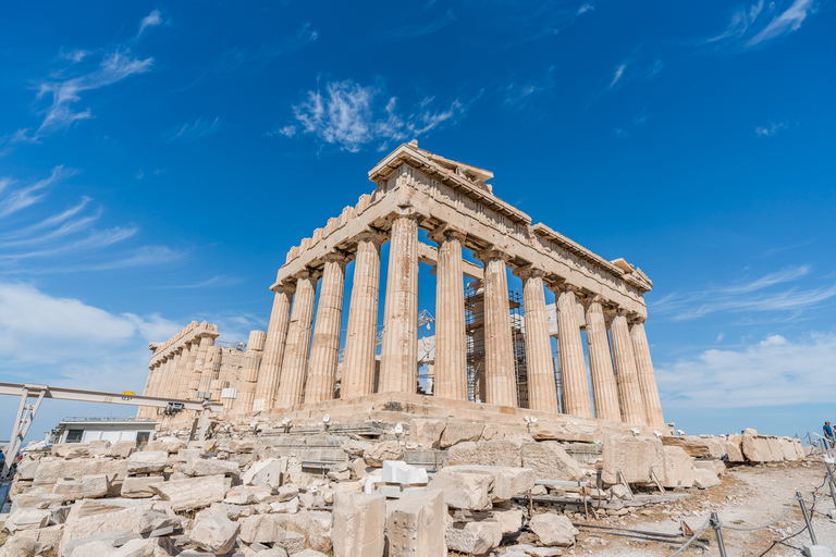 Athen: Akropolis-Tour mit lizenziertem FührerMit Eintrittskarte (für EU-Bürger)