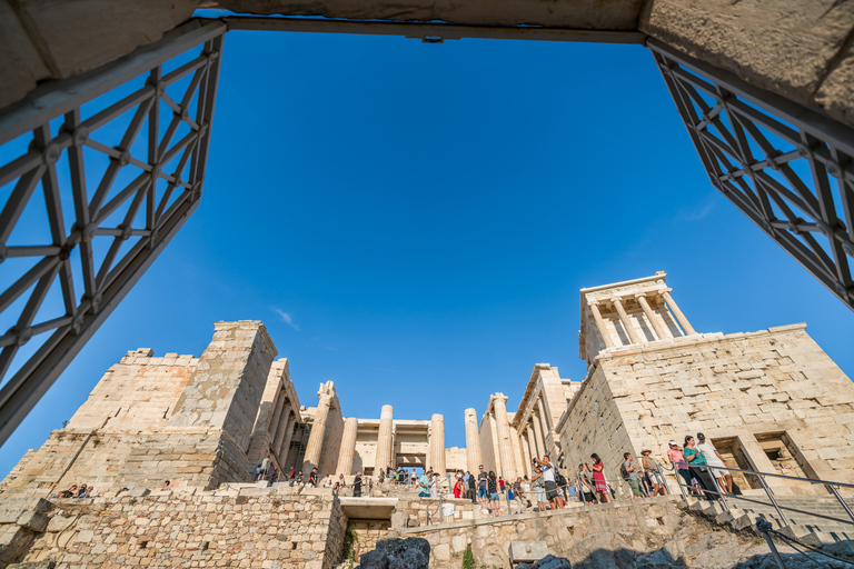 Athen: Akropolis-Tour mit lizenziertem FührerMit Eintrittskarte (für EU-Bürger)