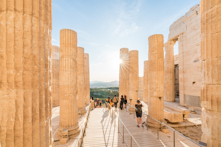 Athen: Akropolis-Tour mit lizenziertem FührerMit Eintrittskarte (für EU-Bürger)