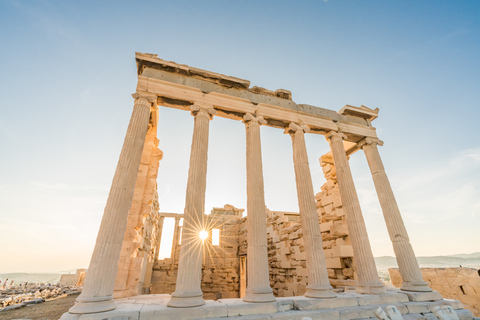 Athen: Akropolis-Tour mit lizenziertem FührerMit Eintrittskarte (für EU-Bürger)