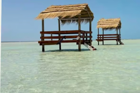 Djerba: Small Boat Escape to Hessi Jerbi White Sand Beach