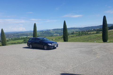 Prague : Transfert privé de/vers l'aéroport Václav HavelDe Prague à l'aéroport PRG en Eco Sedan