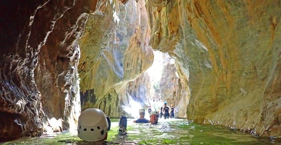 From Marbella: Guadalmina River Guided Canyoning Adventure