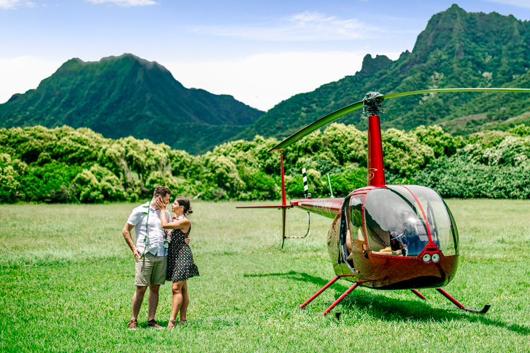 Oahu: vuelo romántico privado exclusivo