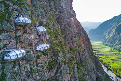 Von Cusco: Via Ferrata und Sky Lodge Zipline