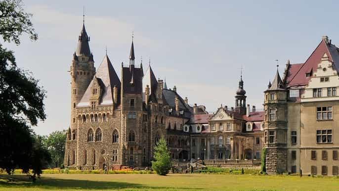 from krakow private day trip to moszna castle