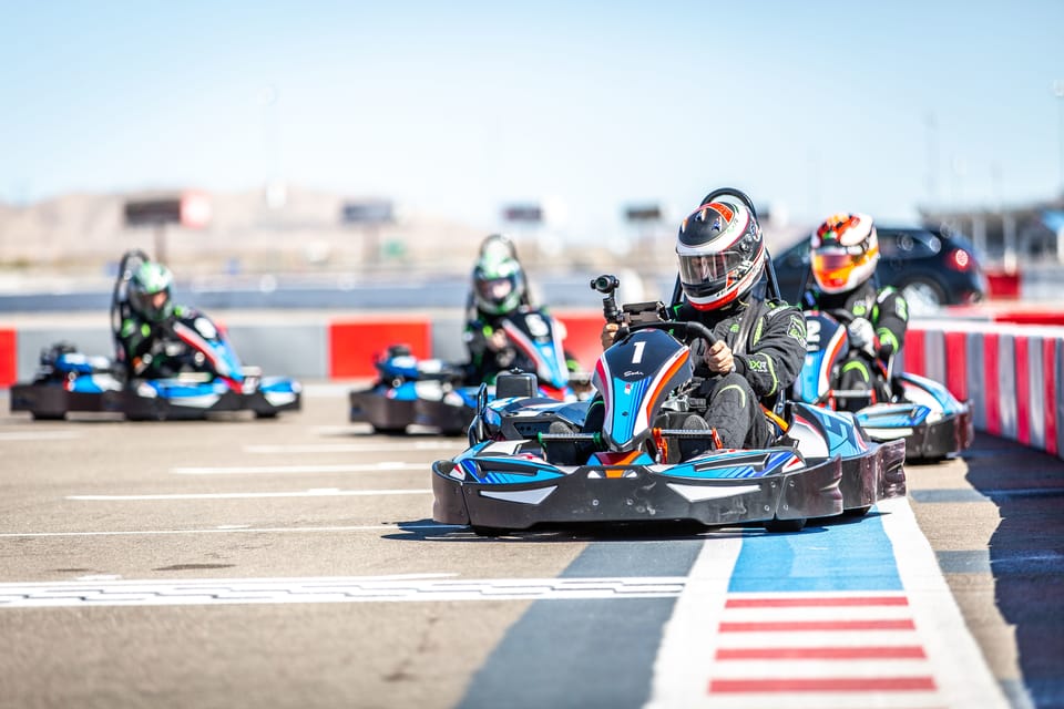 Las Vegas: corrida de kart