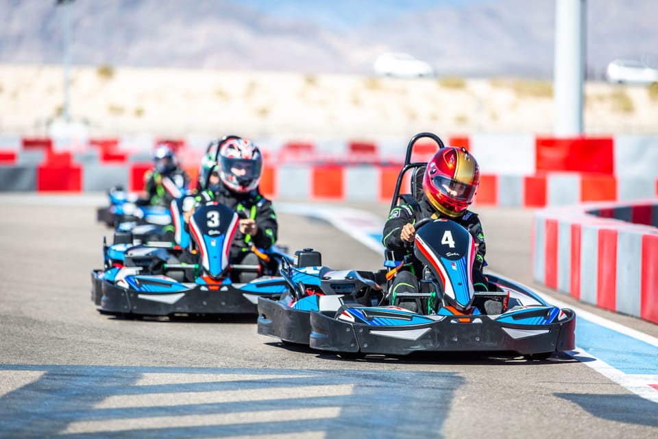 Las Vegas: corrida de kart