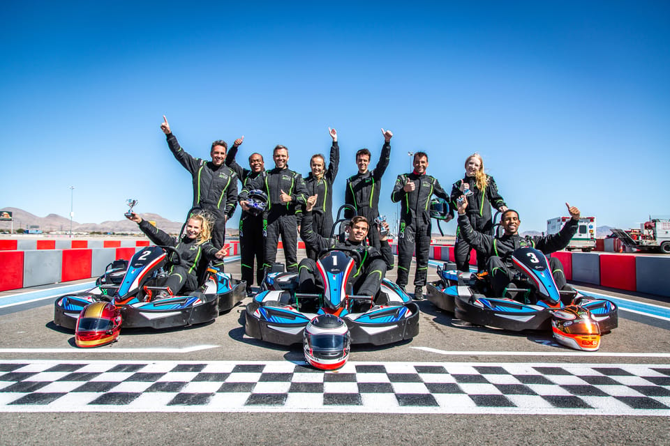 Las Vegas: corrida de kart