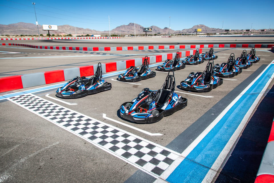 Las Vegas: corrida de kart