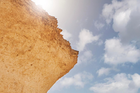 West Qatar tour to Richard Sierra sculpture,Umbrella Rock