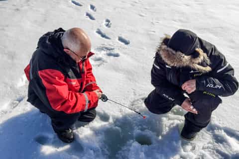 Arctic Circle: Ice Fishing Experience with BBQ