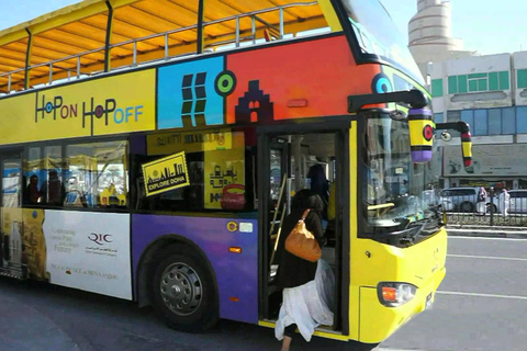 Doha: Bilhete de ônibus hop-on hop-off de 24 horas com guia de áudioDoha: Bilhete Hop-On Hop-Off de 24 Horas com Guia de Áudio