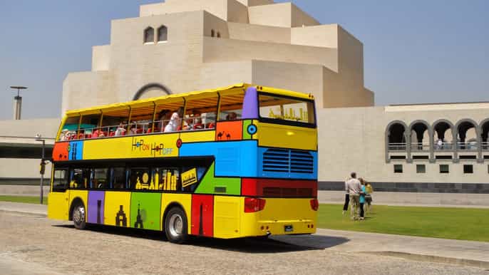 doha 24hour hopon/hopoff bus tour