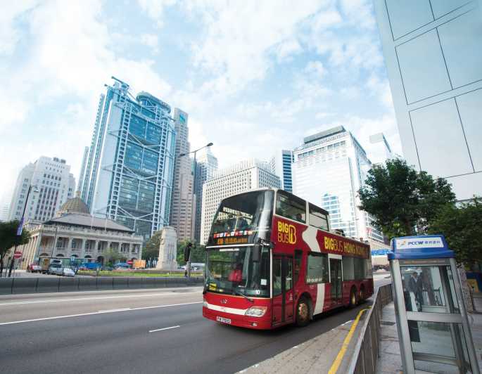 Hongkong: Hop-On Hop-Off Bustour mit optionaler Peak Tram