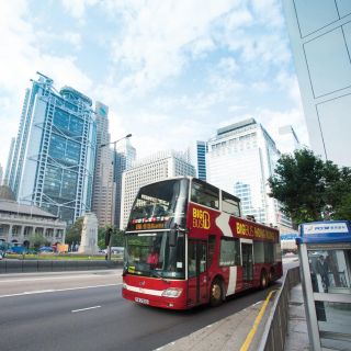 Hongkong: Big Bus Hop-On-Hop-Off Tour & Peak Tram Ticket