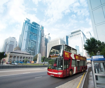 Hong Kong: Big Bus Tour in autobus Hop-on Hop-off e Peak Tram facoltativo