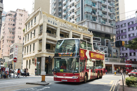 Hong Kong: Hop-On Hop-Off Bus Tour with Optional Peak Tram