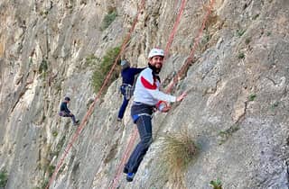 Granada: Klettern im Top-Rope Placas Negras