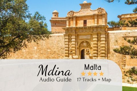 Mdina: tour audioguidato con mappa e istruzioni