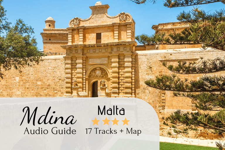 Mdina Audio Tour with Map and Directions