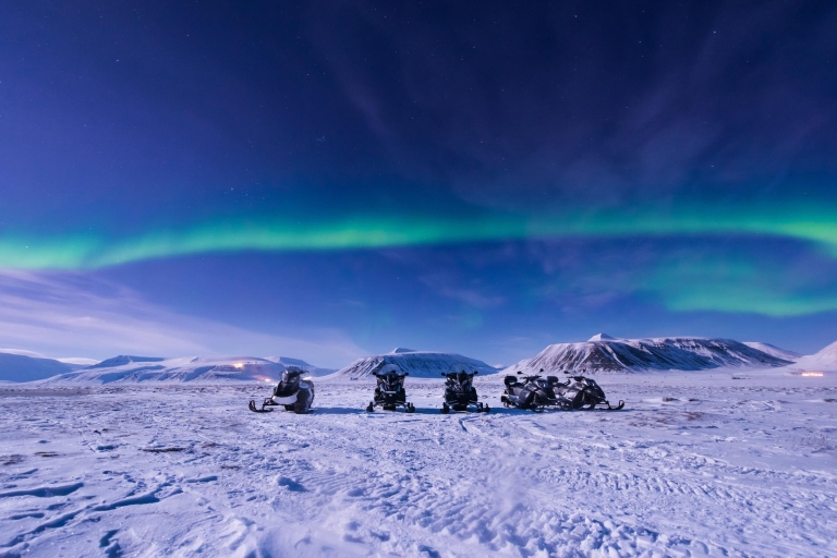 Rovaniemi: Aurora Borealis Snowmobile Safari mit Lagerfeuer