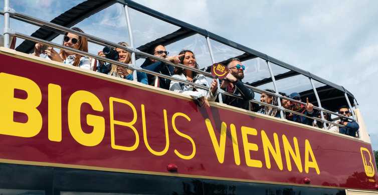 Wien: Hop-on-hop-off-buss, rundvandring & valfri båtutflykt