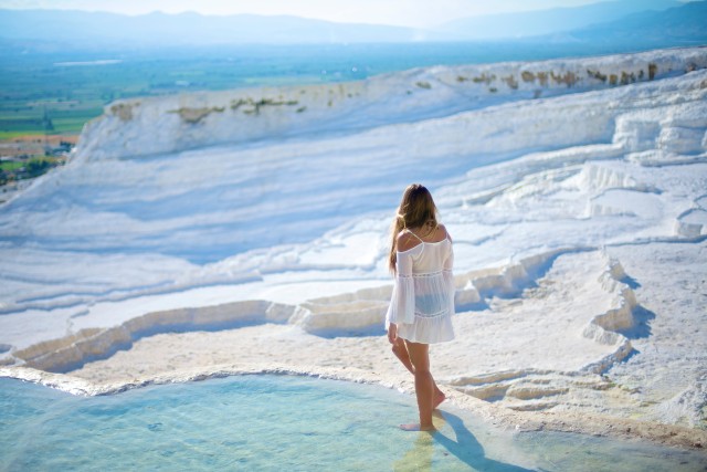 Visit Pamukkale and Hierapolis 1-Day Tour from Fethiye in Fethiye