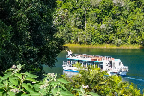 Cairns: Excursão para Paronella, Lago Barrine e Cataratas de Millaa MillaaCairns: Paronella, Lake Barrine e Millaa Millaa Falls Tour