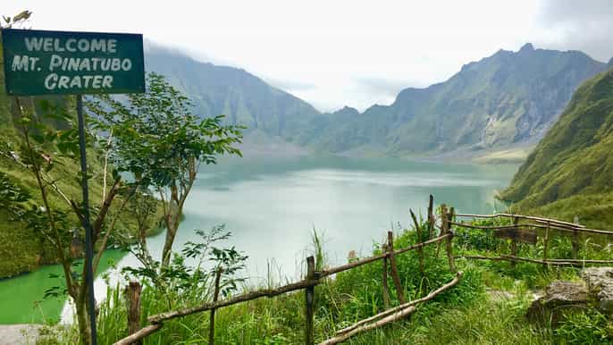 from manila mount pinatubo volcano trekking adventure tour